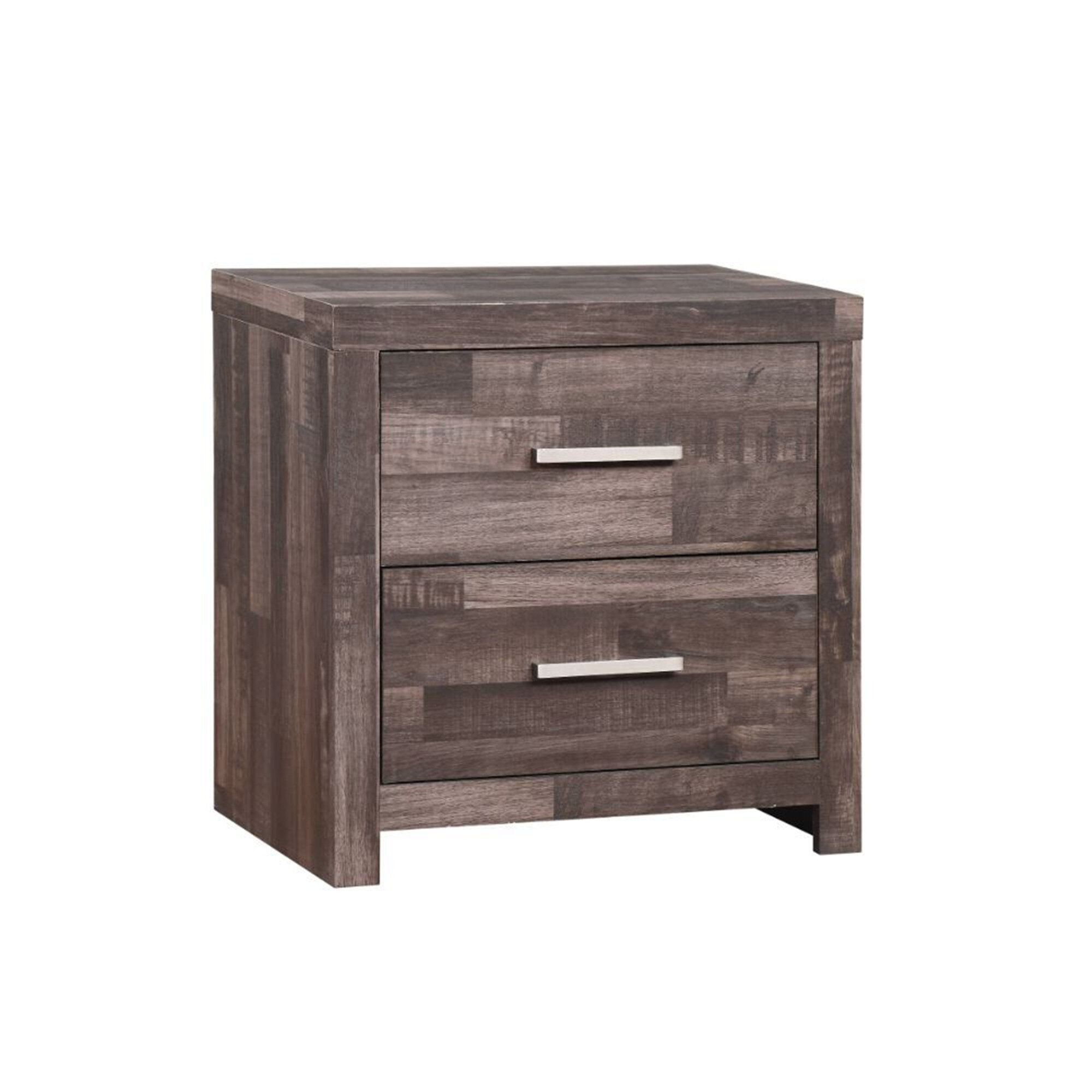 Gracie Oaks Haspel Solid Wood 2 - Drawer End Table | Wayfair