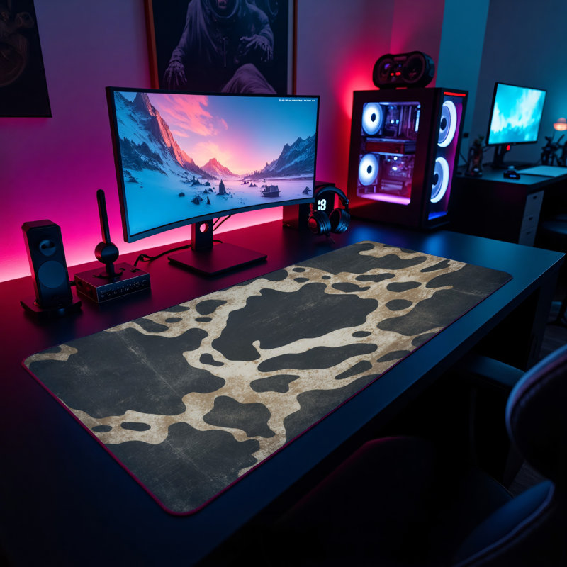 Polyester Desk Pad, 31.5x15.5