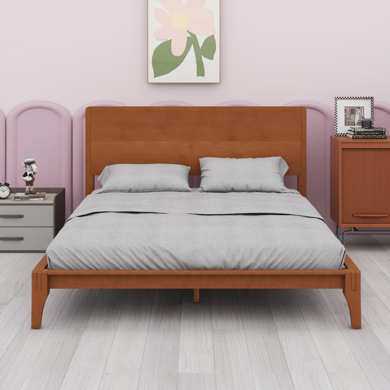 Lit plateforme Bamboo Wood, Brun