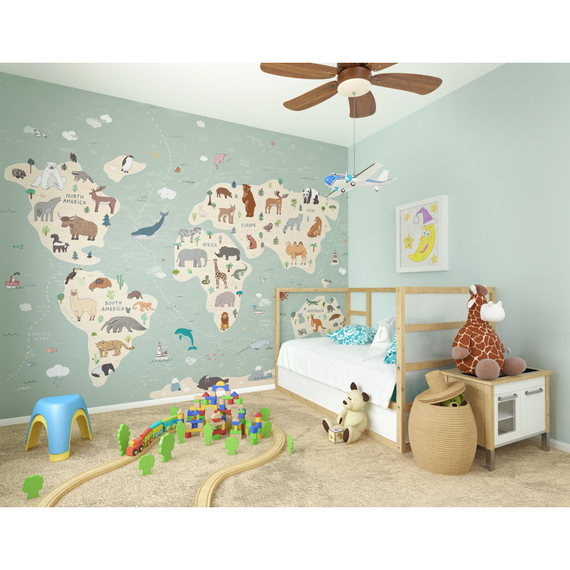 Holmes Wall Mural, 240cm L x 300cm W
