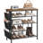 Shoe Rack, 5-Tier Shoe Rack Storage With Side Pockets