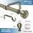 Adeline Steel Adjustable Single Curtain Rod-17228675-17228679
