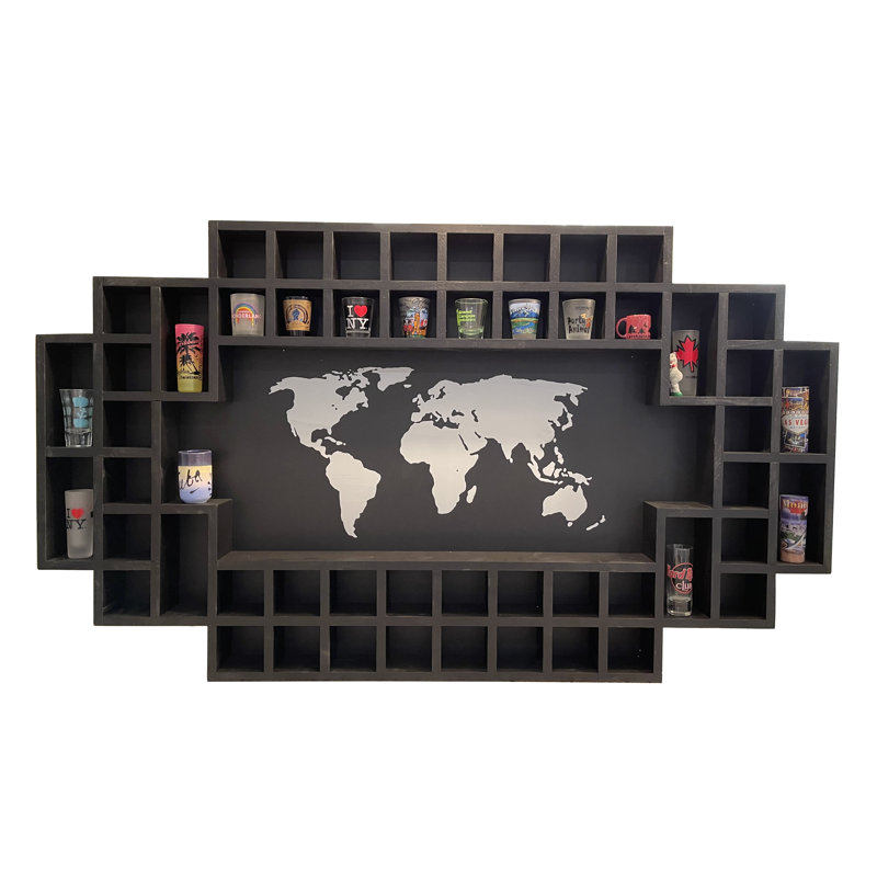 52 Piece Fir Cube Shelf