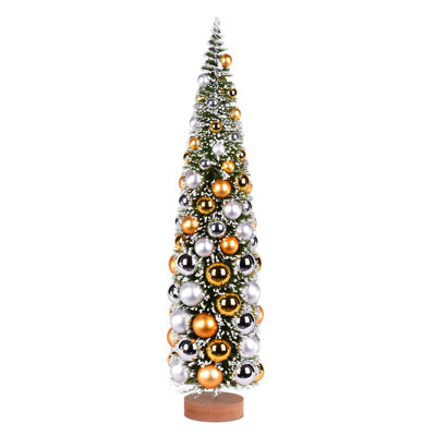 Vickerman Vintage Tabletop Frosted Artificial Chri 2' Pine Christmas Tree