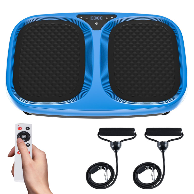 9-Speed Vibration Plate Exercise Machine fo Whole Body Workout, Bleu