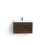 Base de meuble-lavabo simple 36 po fixée au mur seulement-57912171