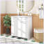 Meuble-lavabo moderne avec lavabo simple-102696559