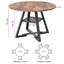 Table de salle à manger Braysham-1057590251