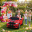 Voiture officielle pour enfants Dodge 12V avec télécommande pour les parents et Bluetooth, rouge-128989570