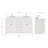 Macnair 60" Double Bathroom Vanity with White Quartz Top