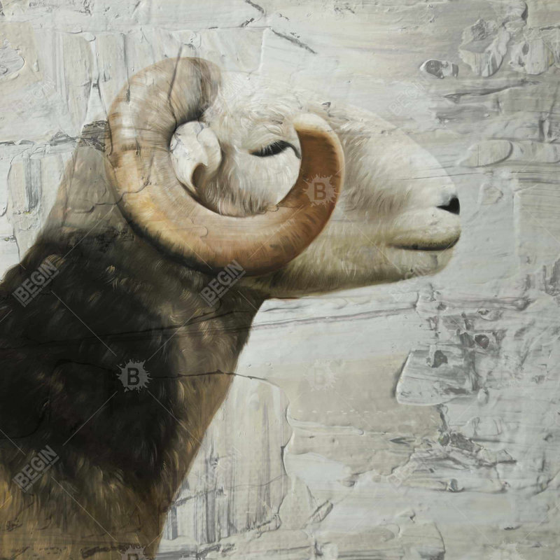 Aries Rustic Office Canvas - Home Decor Wall Art for Offices
