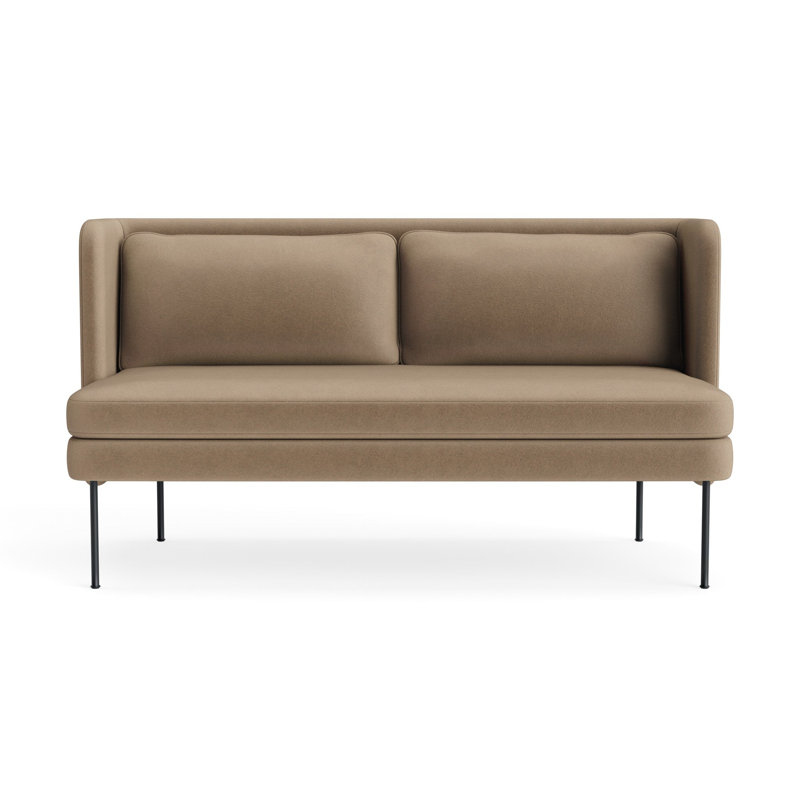 Canapé Bloke 60 po, Velours de loutre