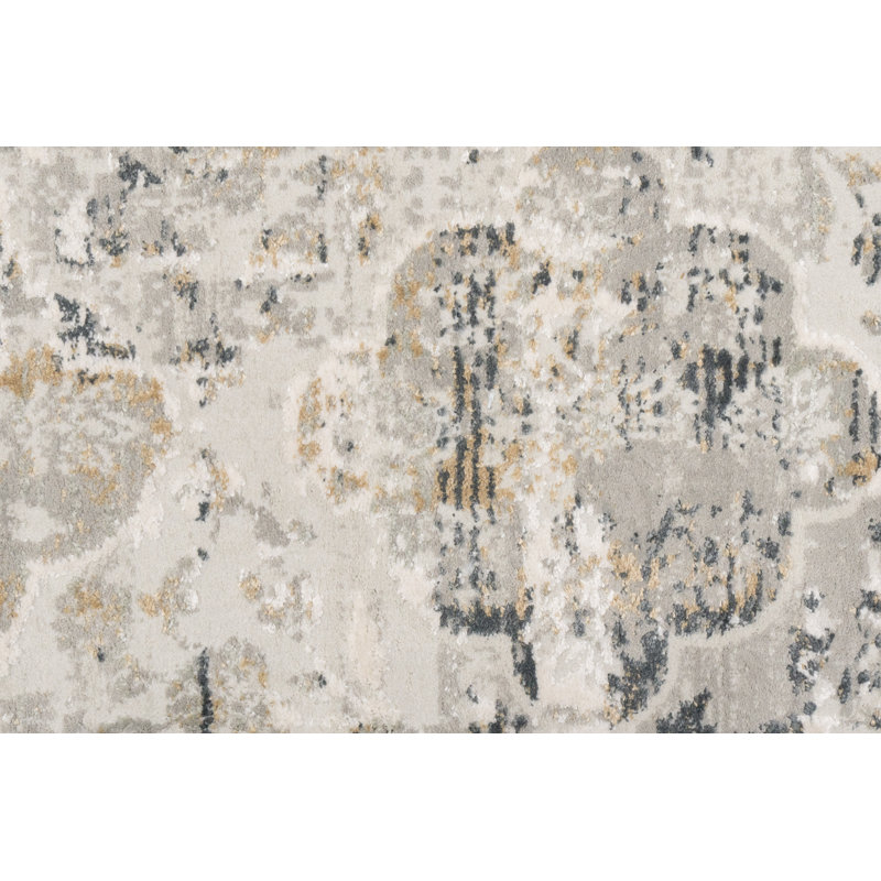 Grisby Abstract Indoor Rug, Rectangle 5'3" x 7'7"