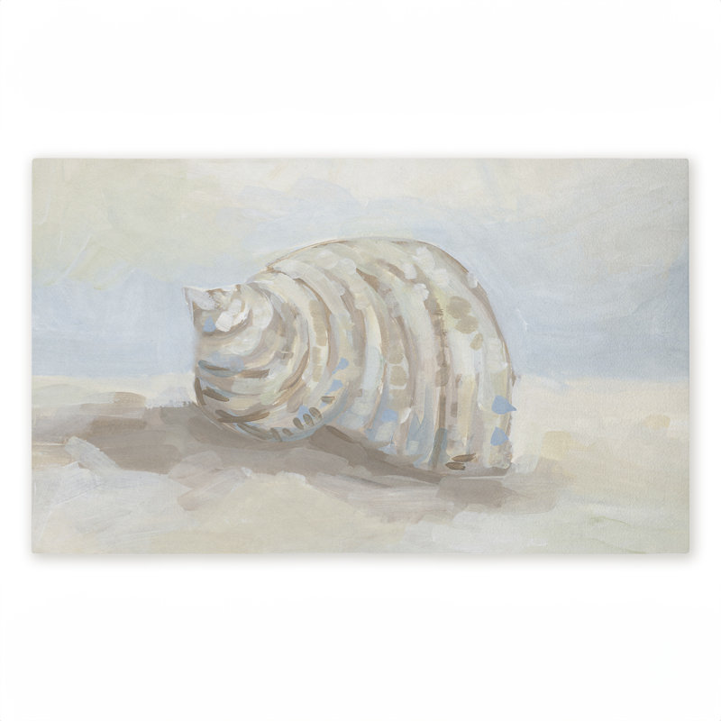 Tapis de porte extérieur Spiky Seashell on Shore, conçu par JJ Design House LLC, 18 po x 30 po, Coquillage spiky sur la côte
