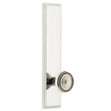 Grandeur Carré Tall Plate Double Dummy with Soleil Door Knob