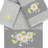 100% Turkish Cotton Daisy Embellished Towel Set-1508833416-1574927584