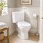 Toilette ronde deux pièces (siège inclus)