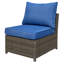 Ensemble de conversation en osier / rotin pour 4 personnes avec coussins-1074686392