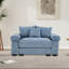 Fauteuil surdimensionné en velours côtelé 54,3 po avec coussins-1110956083