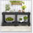 Vintage Entryway Table - Fir Solid Wood With Natural Grain, 6 Reinforced Legs, 4.5 Inch Thick Desktop, Metal Rivet Decor, And Plank Under-Shelf-1812485823