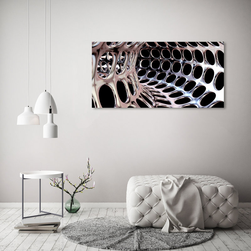 Metal Tunnel - Wrapped Canvas Print