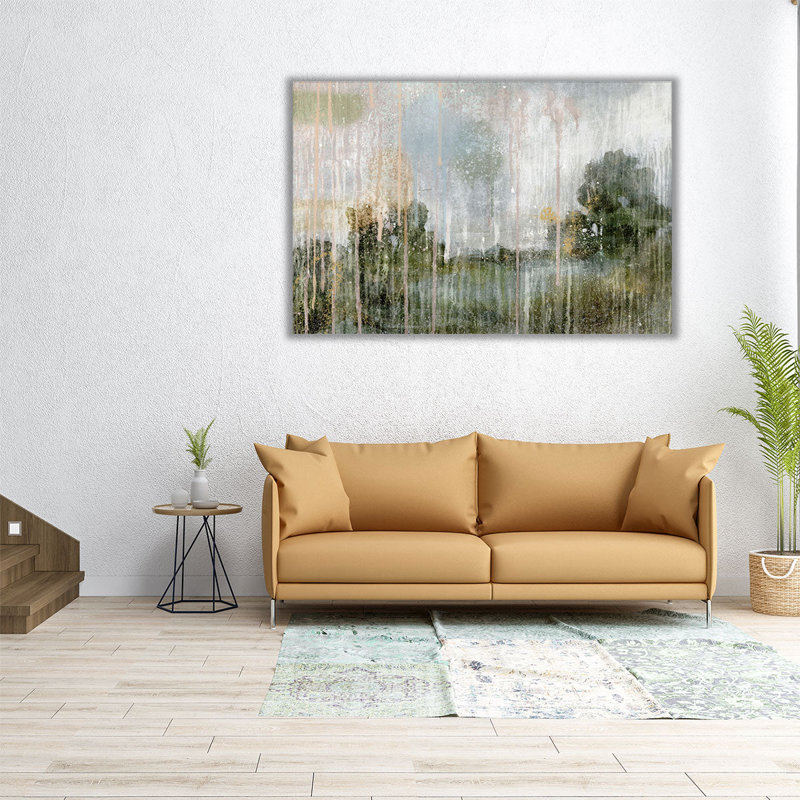 «Paint Splattered Landscape I», reproduction d'art sur toile, H 20 po x l 30 po