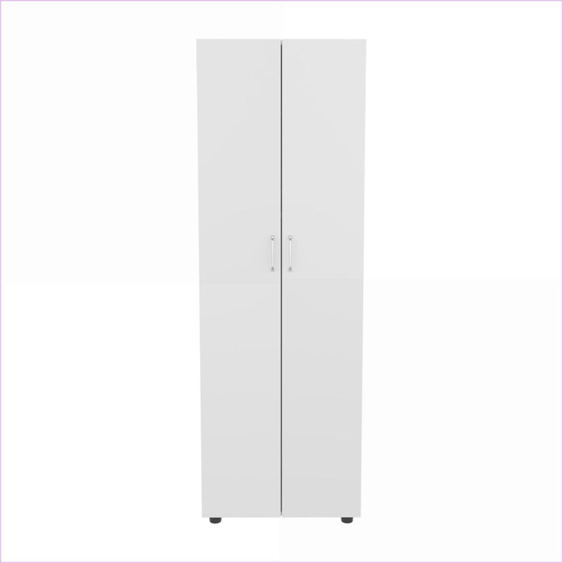 Armoires | Armoire de rangement Barkley | Blanc | Bois d'ingénierie, Blanc