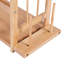Freestanding Bamboo Spice Rack with Adjustable Racks
