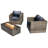 Lsi Fully Assembled 2 Person Seating Group With  Sunbrella Cushions And Rectangle Concrete Firepit-1314955785