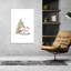 Cozy Christmas Pet Friends, chat contemporain, impression murale-1176329222