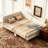 Upholstered Daybed with Headboard and Armrest-873034328-873034340