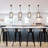 1-Light Square Crystal Pendant Light, Height Adjustable Hanging Fixture for Kitchen Island & Dining Room-301583079