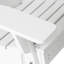 Chaise Adirondack pliante ajustable d'extérieur avec repose-pieds et table d'appoint ronde Vinnie-426337642