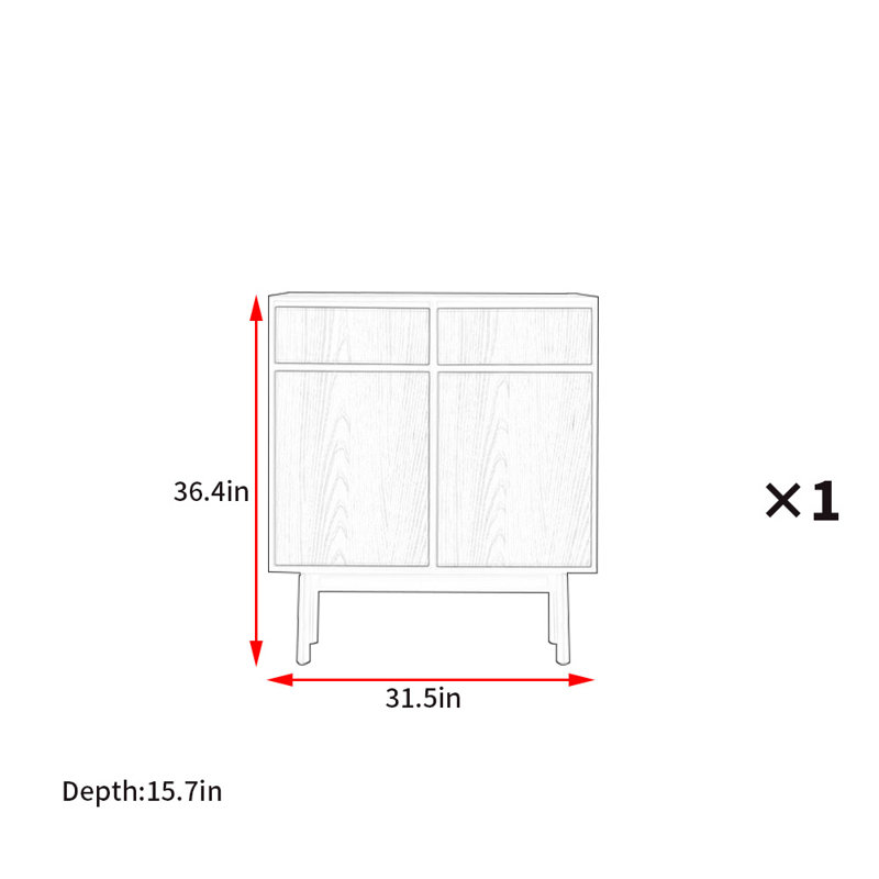 Armoire d'appoint moderne et simple