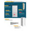 Porte intérieure simple pré-suspendue blanche à noyau solide gaucher à gauche-106871077-106871078-78590844