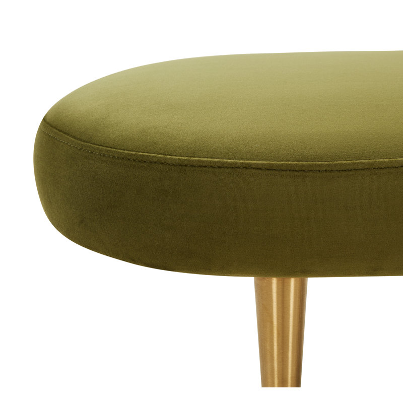 Jalinqua Upholstered Bench, Olive Green