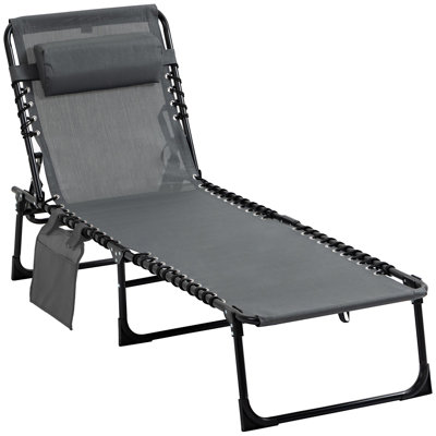 Chaise longue d'extérieur en métal Sidse