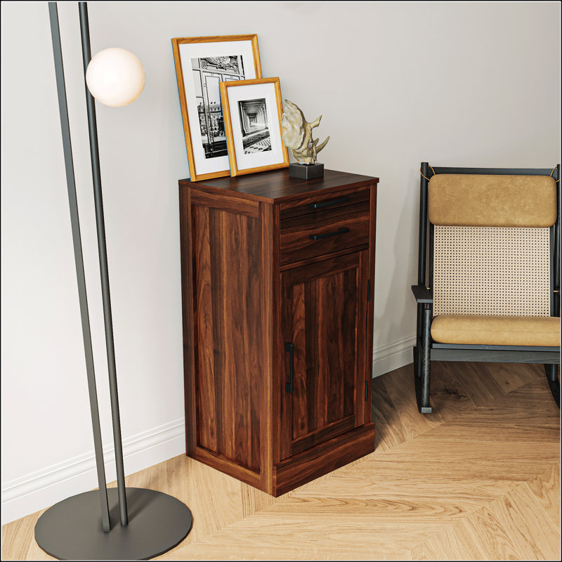 Buffet brun modulaire couleur noyer