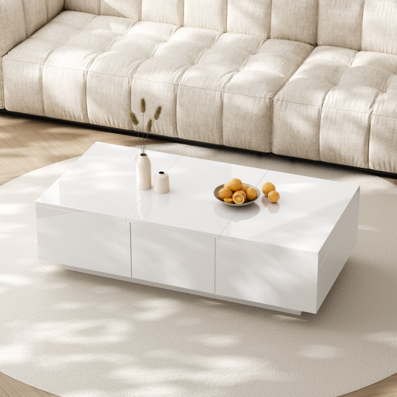 Attallah Solid Coffee Table with Storage