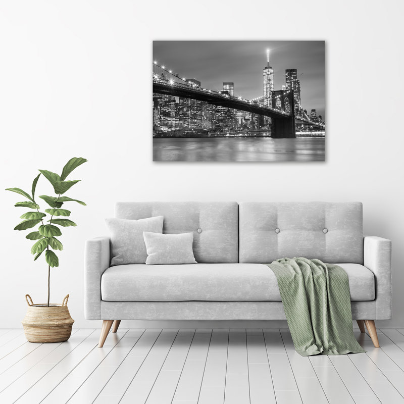 New York By Night - Unframed Art Prints on Glass