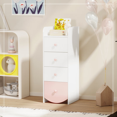 Accent chests with 4 Drawers and top shelf