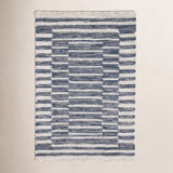 Heights Denim Handwoven Wool Rug