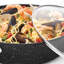 THE ROCK by Starfrit 12" Deep Fry Pan with Lid & Bakelite Handle