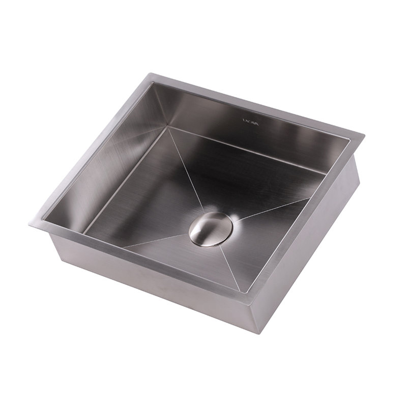 Argento 16.88'' L Stainless Steel Single Basin Kitchen Sink