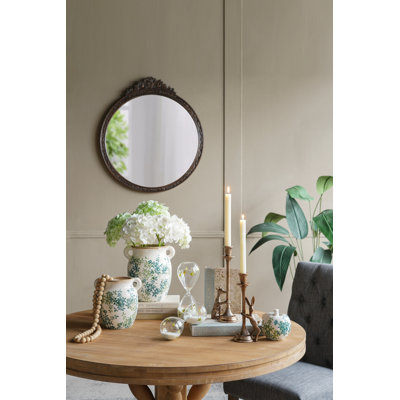 Miroir mural en bois de sapin traditionnel