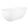Winifred 71" Solid Surface Soaking Freestanding Tub with Integrated Drain and Overflow