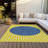 Machine Washable Indoor/Outdoor Chantille ACN994 Yellow Area Rug-1685528818