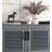 Modern Imitation Shutter Door Aluminum Alloy Shoe Storage Bench-828272640