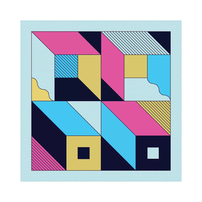 Quadra by Greg Mably - Wrapped Canvas Print, 66.04 cm H x 66.04 cm W x 1.91 cm D