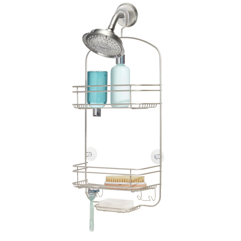 Serviteur de douche suspendu en métal iDesign, H 24,20 po x l 10,40 po x P 4,50 po